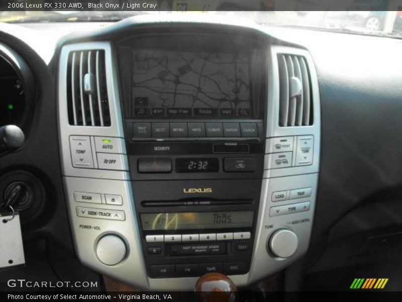Black Onyx / Light Gray 2006 Lexus RX 330 AWD