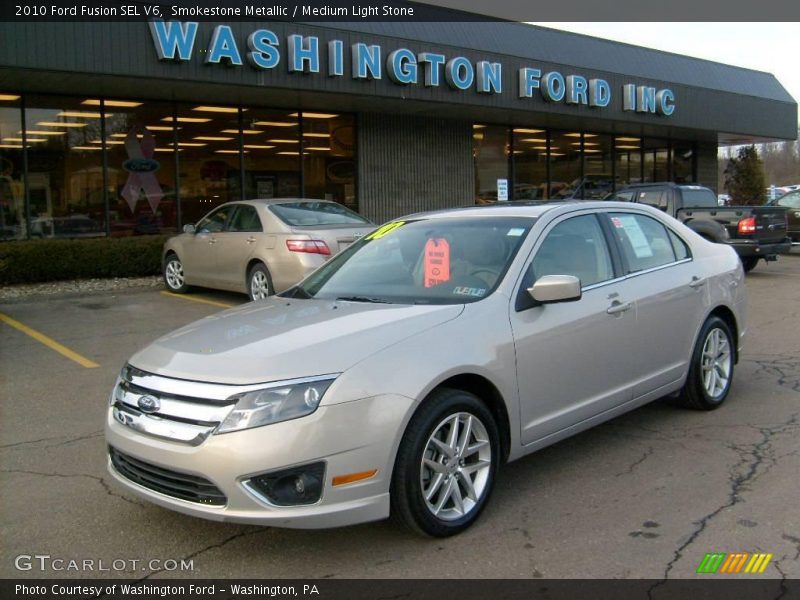 Smokestone Metallic / Medium Light Stone 2010 Ford Fusion SEL V6