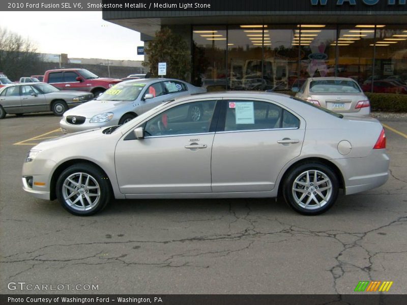 Smokestone Metallic / Medium Light Stone 2010 Ford Fusion SEL V6