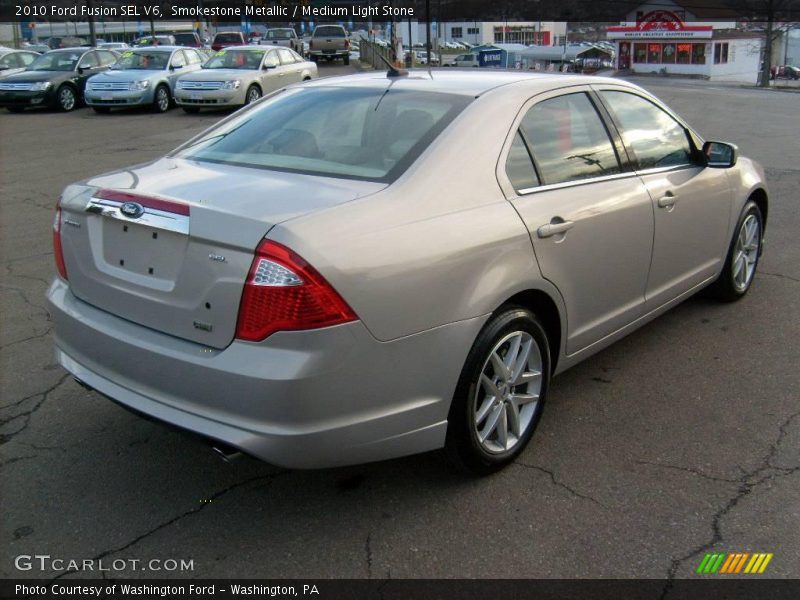 Smokestone Metallic / Medium Light Stone 2010 Ford Fusion SEL V6