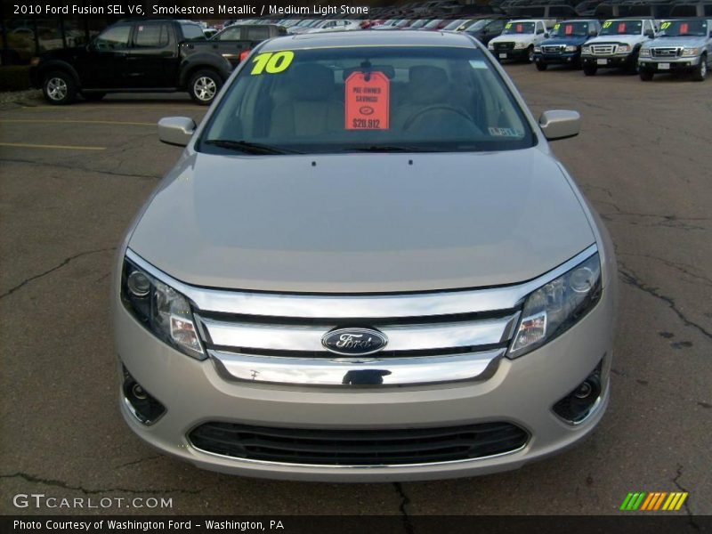 Smokestone Metallic / Medium Light Stone 2010 Ford Fusion SEL V6
