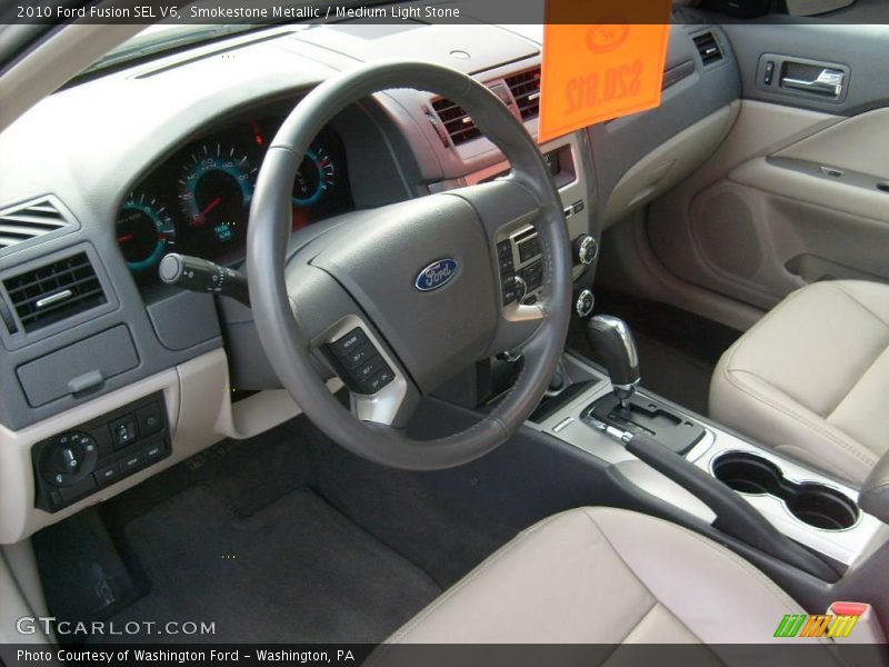 Smokestone Metallic / Medium Light Stone 2010 Ford Fusion SEL V6