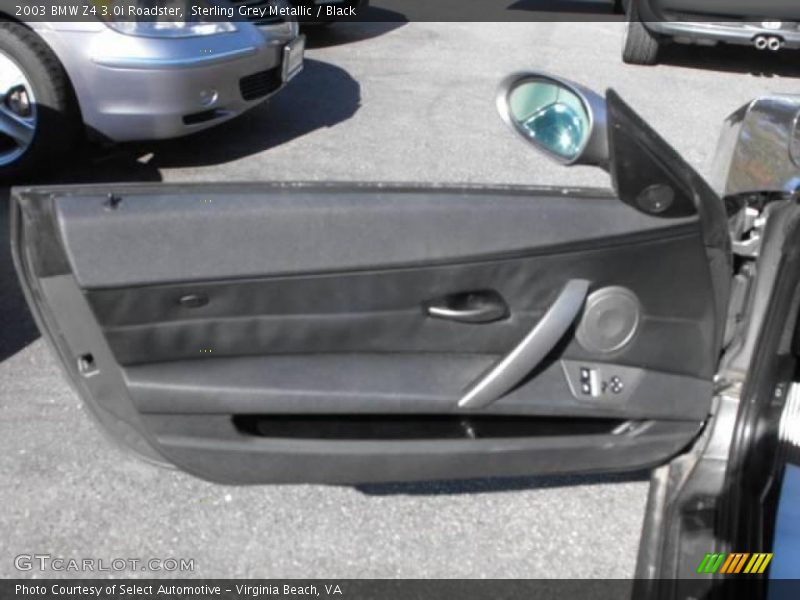 Sterling Grey Metallic / Black 2003 BMW Z4 3.0i Roadster