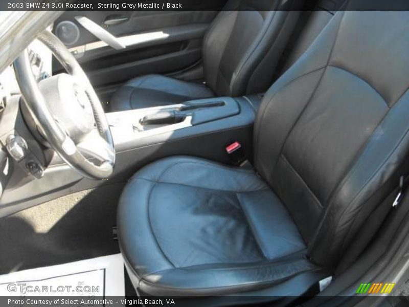 Sterling Grey Metallic / Black 2003 BMW Z4 3.0i Roadster