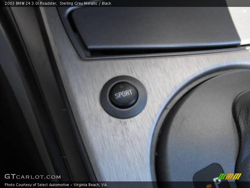 Sterling Grey Metallic / Black 2003 BMW Z4 3.0i Roadster