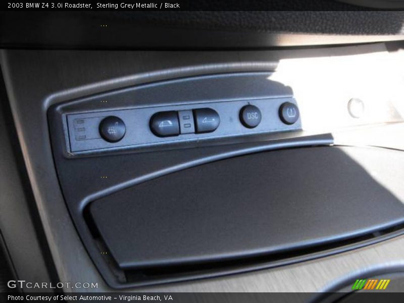 Sterling Grey Metallic / Black 2003 BMW Z4 3.0i Roadster