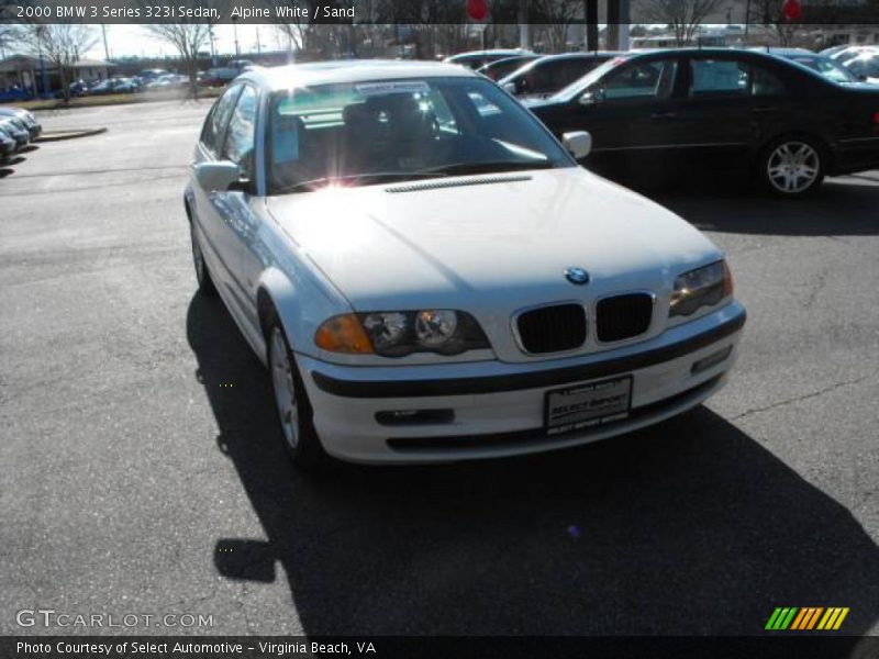 Alpine White / Sand 2000 BMW 3 Series 323i Sedan