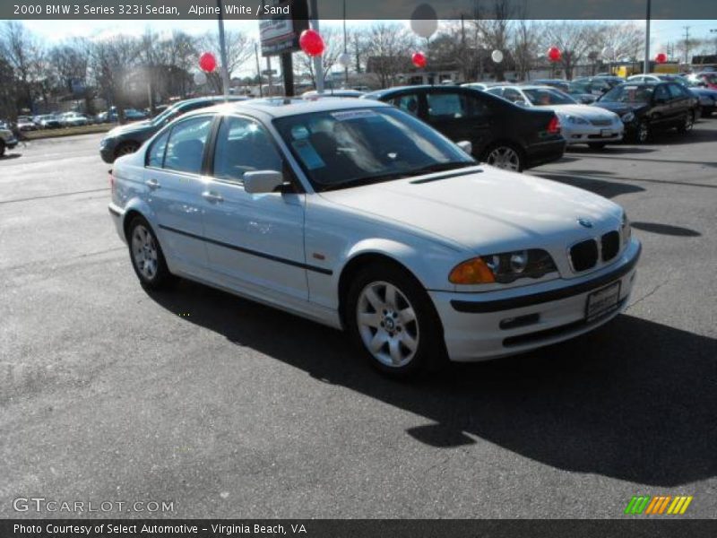 Alpine White / Sand 2000 BMW 3 Series 323i Sedan