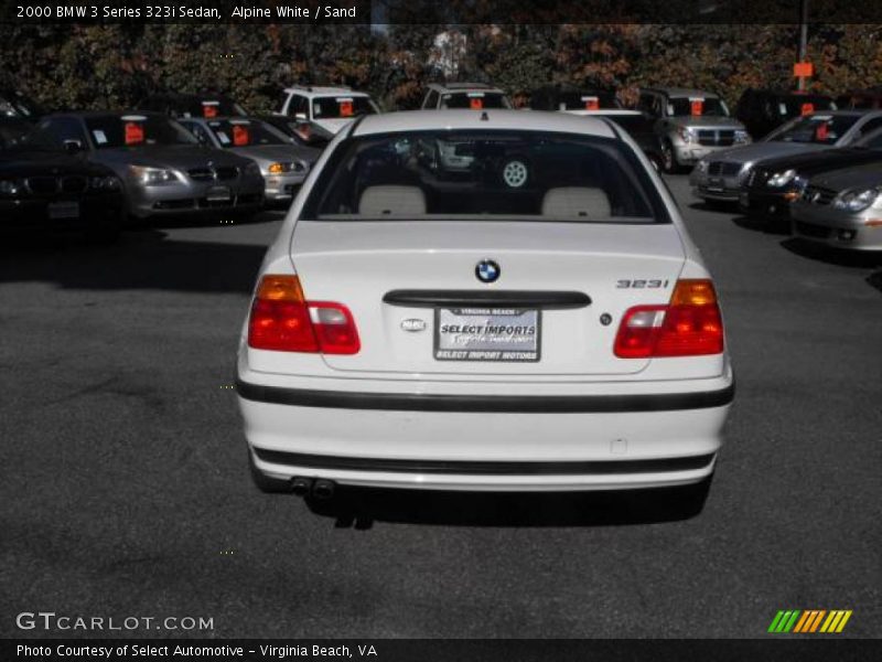 Alpine White / Sand 2000 BMW 3 Series 323i Sedan