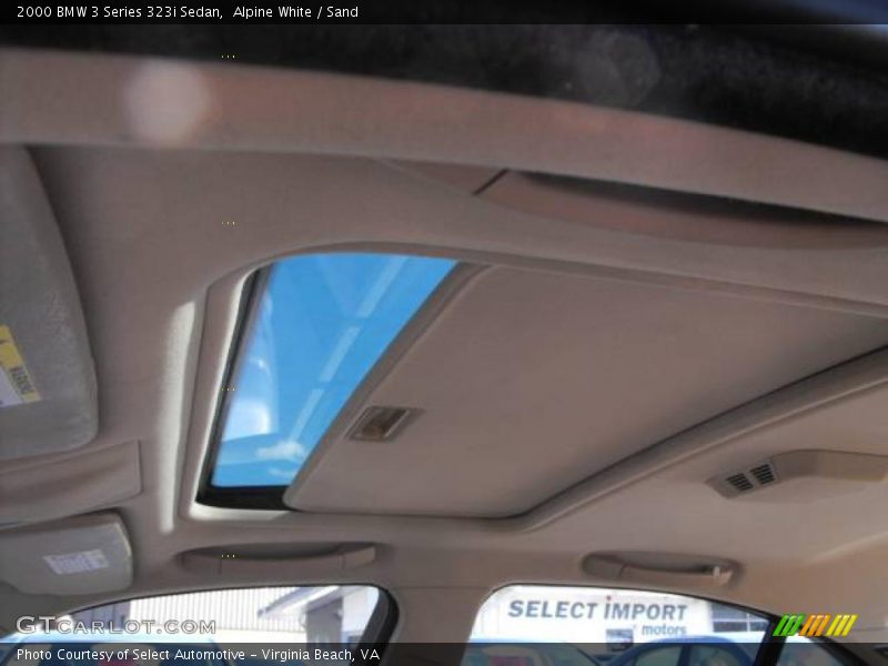 Alpine White / Sand 2000 BMW 3 Series 323i Sedan