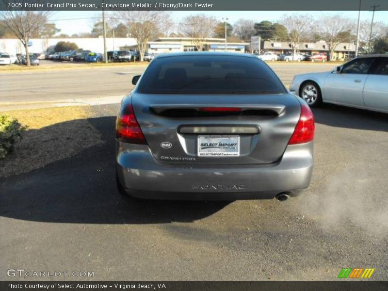 Graystone Metallic / Ebony/Dark Pewter 2005 Pontiac Grand Prix Sedan