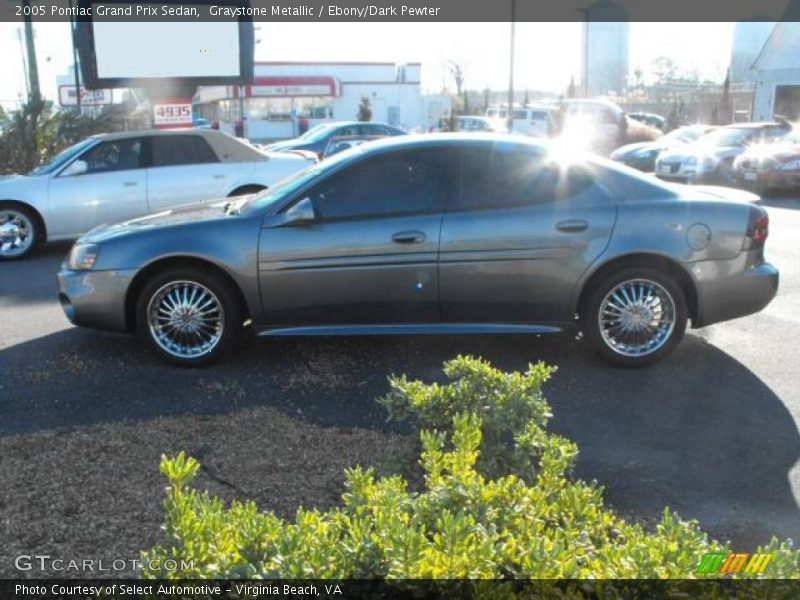 Graystone Metallic / Ebony/Dark Pewter 2005 Pontiac Grand Prix Sedan