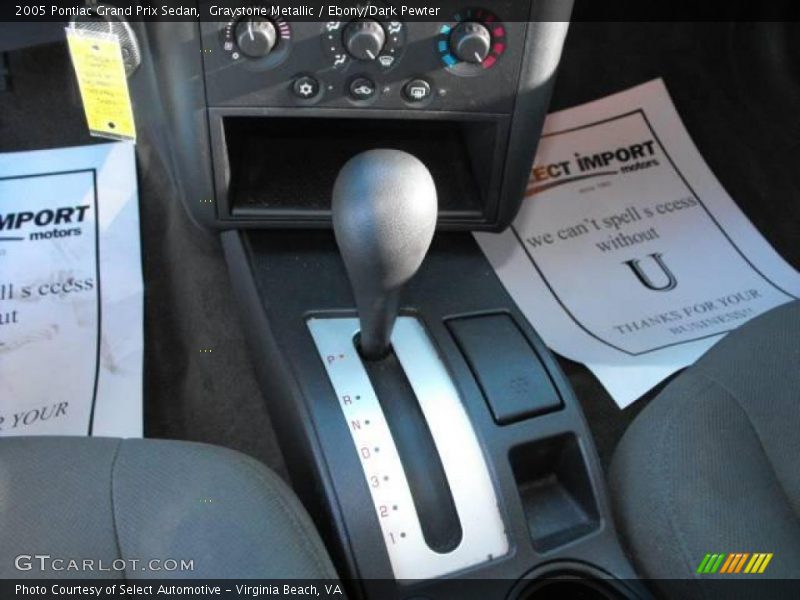 Graystone Metallic / Ebony/Dark Pewter 2005 Pontiac Grand Prix Sedan