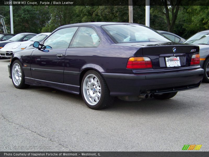 Purple / Black Leather 1996 BMW M3 Coupe