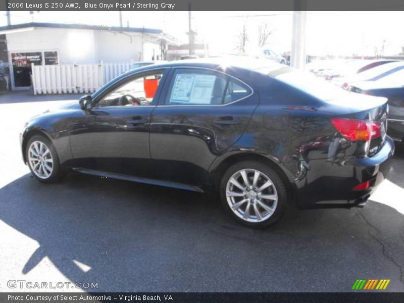 Blue Onyx Pearl / Sterling Gray 2006 Lexus IS 250 AWD