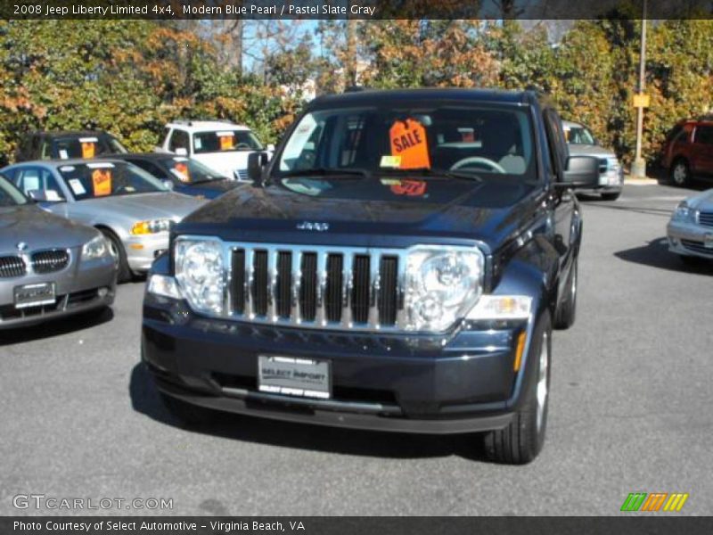 Modern Blue Pearl / Pastel Slate Gray 2008 Jeep Liberty Limited 4x4