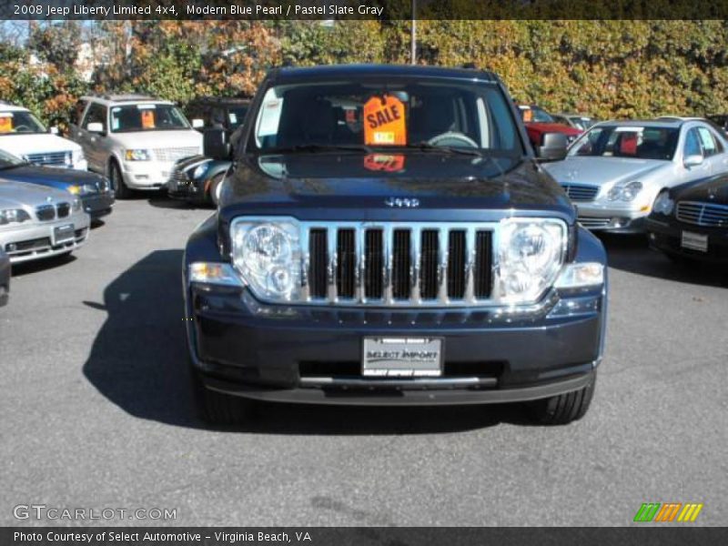 Modern Blue Pearl / Pastel Slate Gray 2008 Jeep Liberty Limited 4x4
