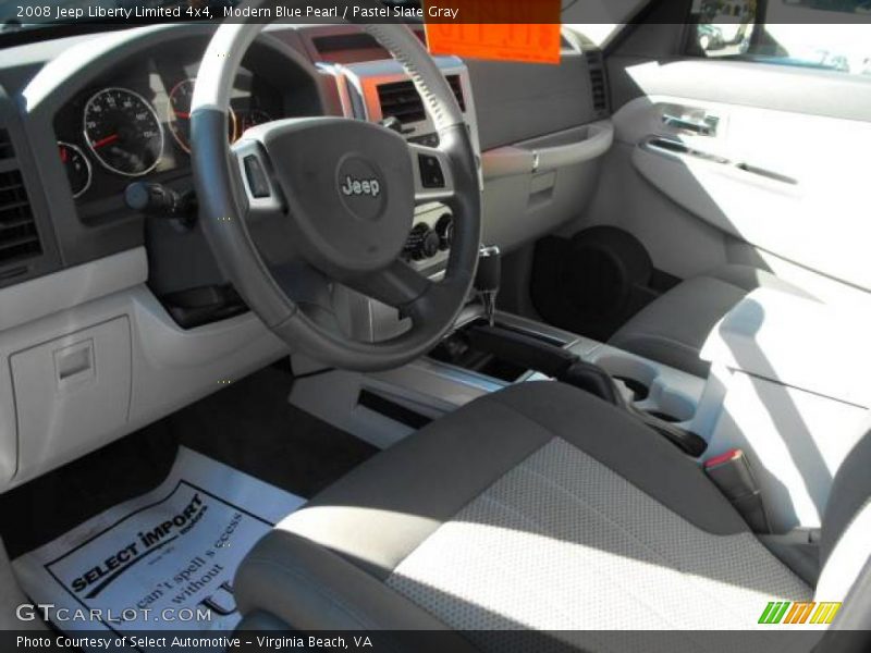 Modern Blue Pearl / Pastel Slate Gray 2008 Jeep Liberty Limited 4x4