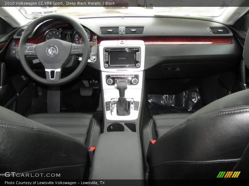 Deep Black Metallic / Black 2010 Volkswagen CC VR6 Sport