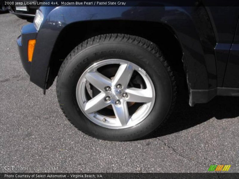 Modern Blue Pearl / Pastel Slate Gray 2008 Jeep Liberty Limited 4x4