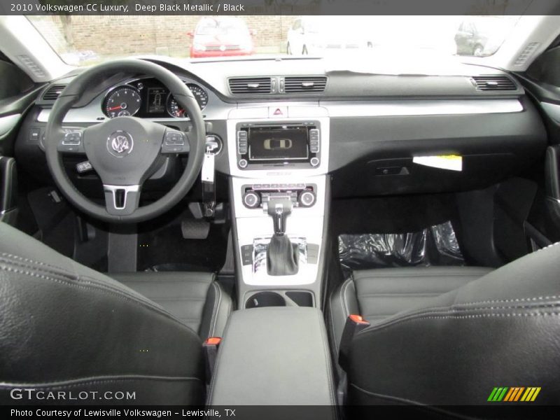 Deep Black Metallic / Black 2010 Volkswagen CC Luxury