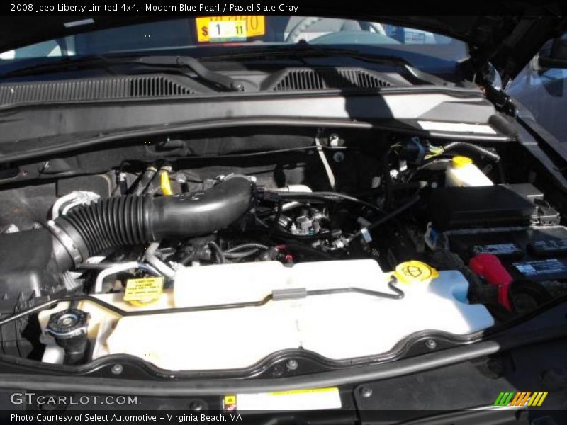 Modern Blue Pearl / Pastel Slate Gray 2008 Jeep Liberty Limited 4x4