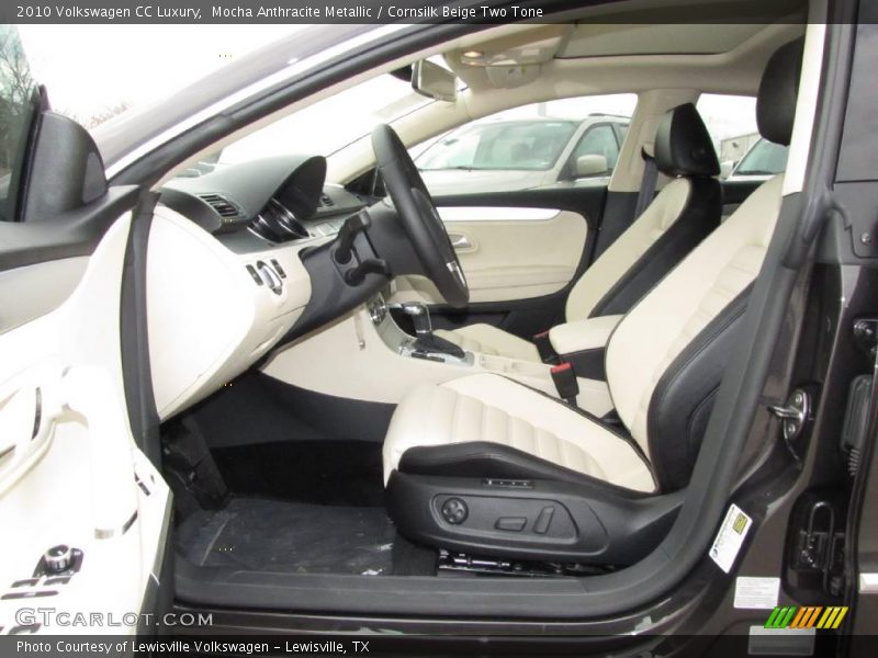 Mocha Anthracite Metallic / Cornsilk Beige Two Tone 2010 Volkswagen CC Luxury