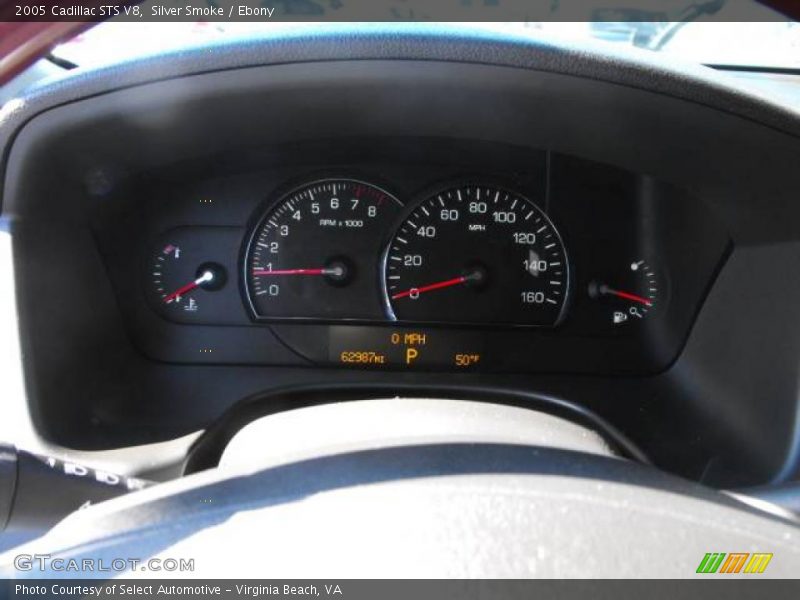 Silver Smoke / Ebony 2005 Cadillac STS V8