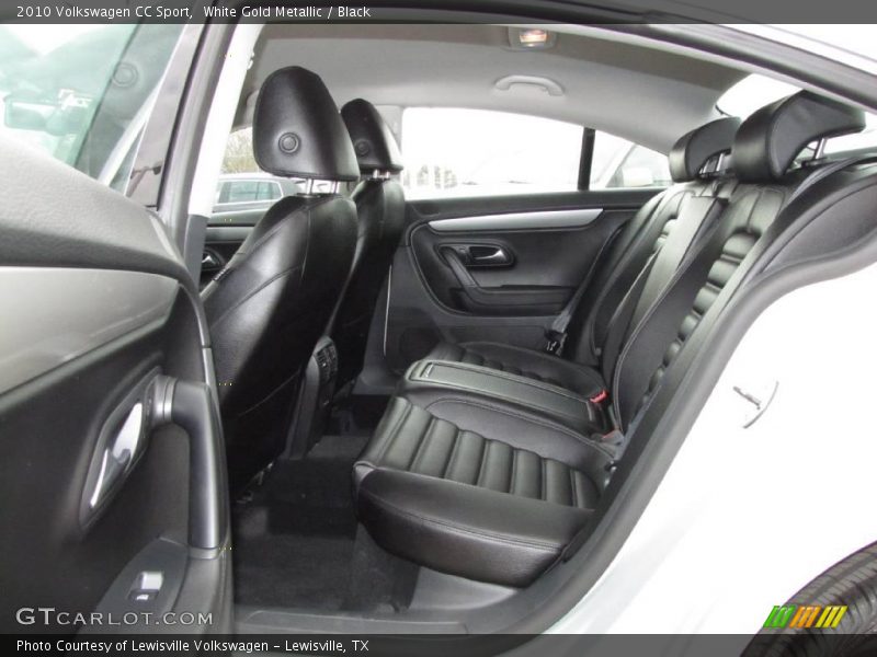 White Gold Metallic / Black 2010 Volkswagen CC Sport