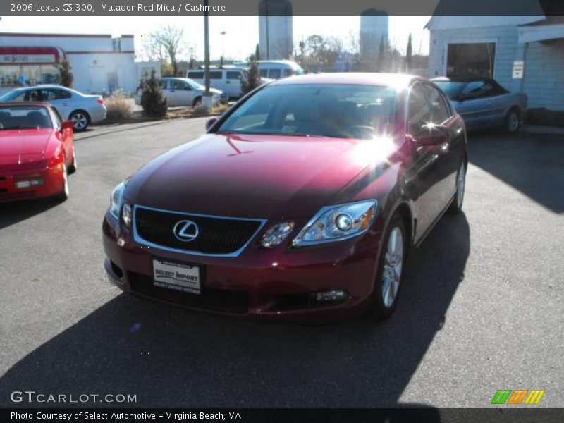 Matador Red Mica / Cashmere 2006 Lexus GS 300