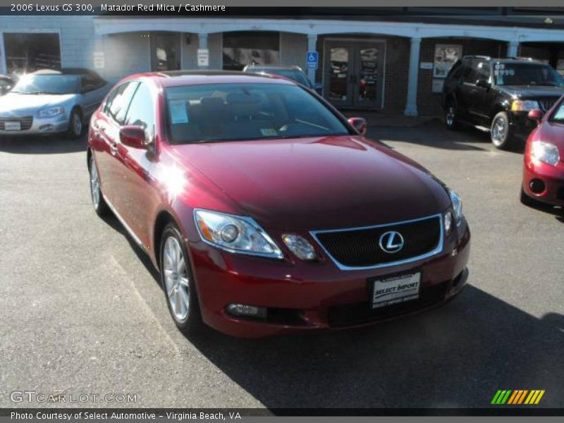 Matador Red Mica / Cashmere 2006 Lexus GS 300