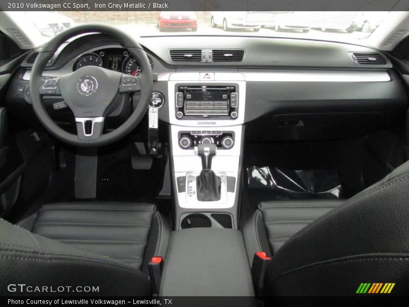 Iron Grey Metallic / Black 2010 Volkswagen CC Sport