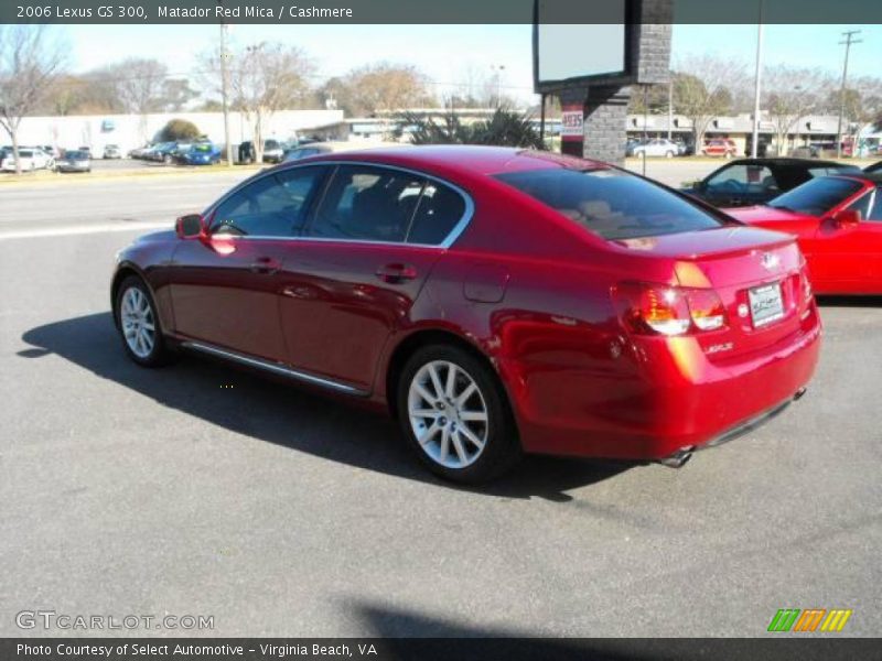 Matador Red Mica / Cashmere 2006 Lexus GS 300