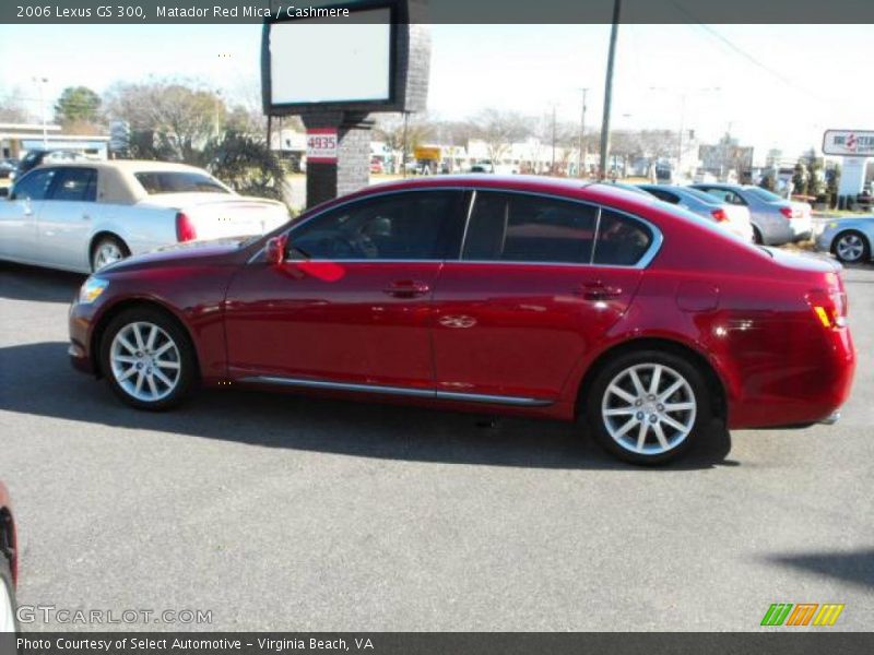 Matador Red Mica / Cashmere 2006 Lexus GS 300