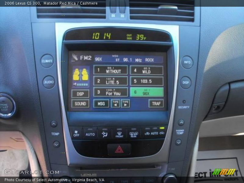 Matador Red Mica / Cashmere 2006 Lexus GS 300
