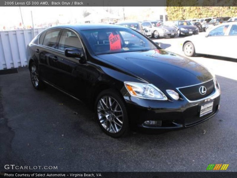 Black Onyx / Black 2006 Lexus GS 300 AWD