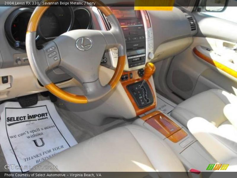 Savannah Beige Metallic / Ivory 2004 Lexus RX 330