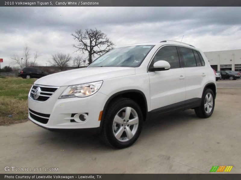 Candy White / Sandstone 2010 Volkswagen Tiguan S