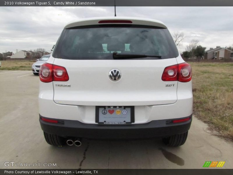 Candy White / Sandstone 2010 Volkswagen Tiguan S