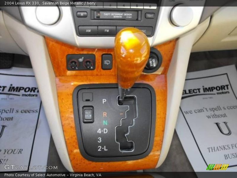 Savannah Beige Metallic / Ivory 2004 Lexus RX 330