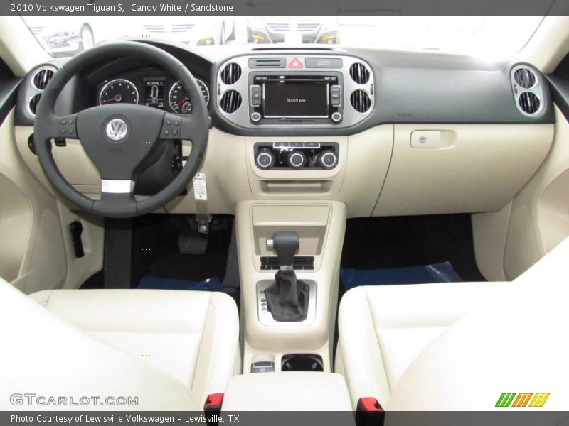 Candy White / Sandstone 2010 Volkswagen Tiguan S