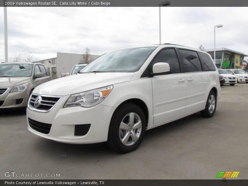 Calla Lilly White / Gobi Beige 2009 Volkswagen Routan SE