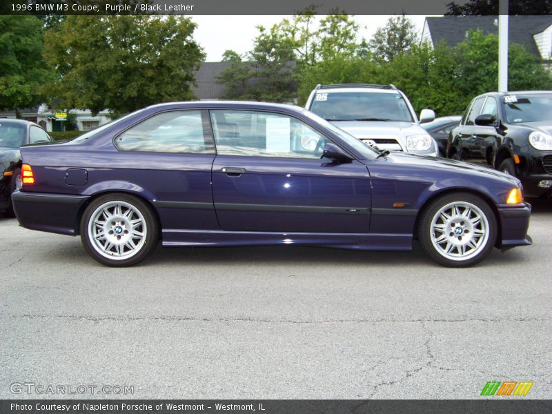 Purple / Black Leather 1996 BMW M3 Coupe