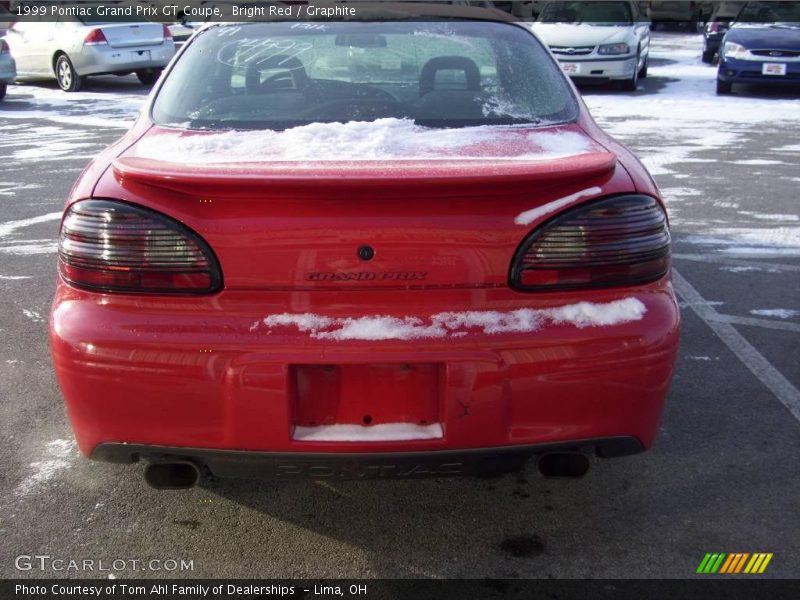 Bright Red / Graphite 1999 Pontiac Grand Prix GT Coupe