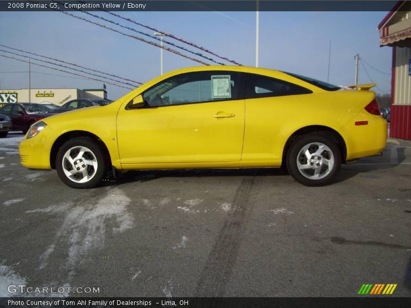 Competition Yellow / Ebony 2008 Pontiac G5