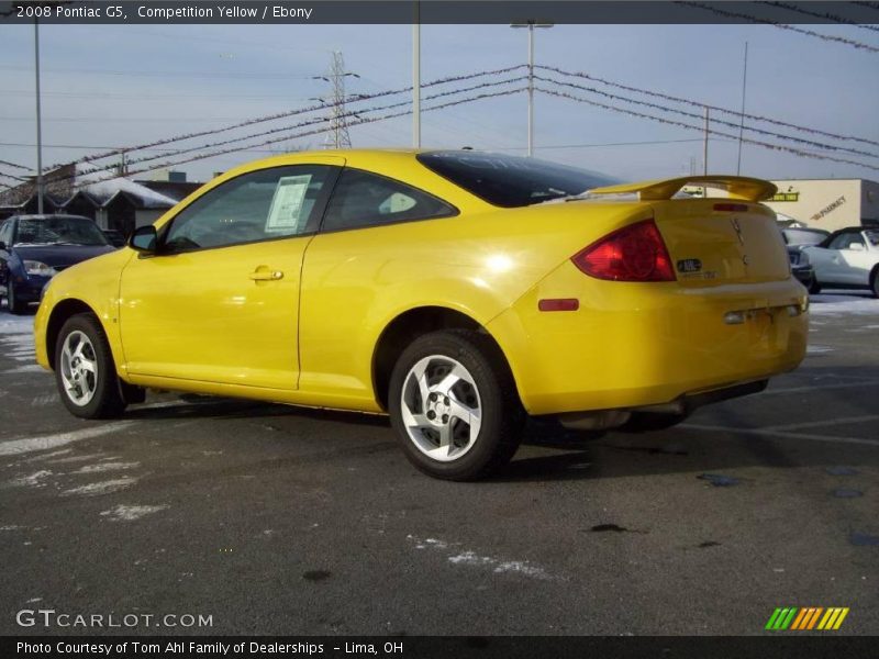 Competition Yellow / Ebony 2008 Pontiac G5