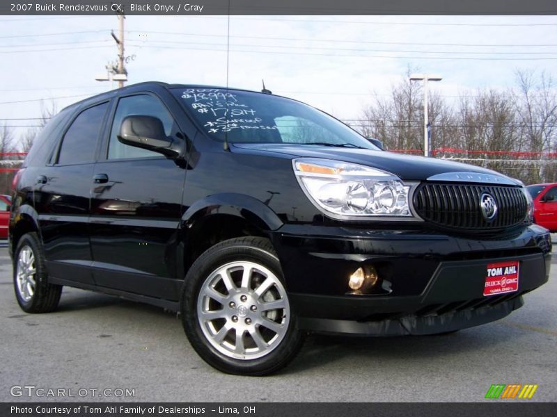 Black Onyx / Gray 2007 Buick Rendezvous CX