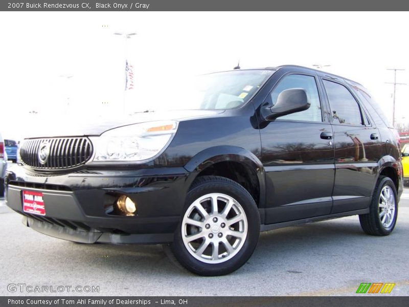 Black Onyx / Gray 2007 Buick Rendezvous CX