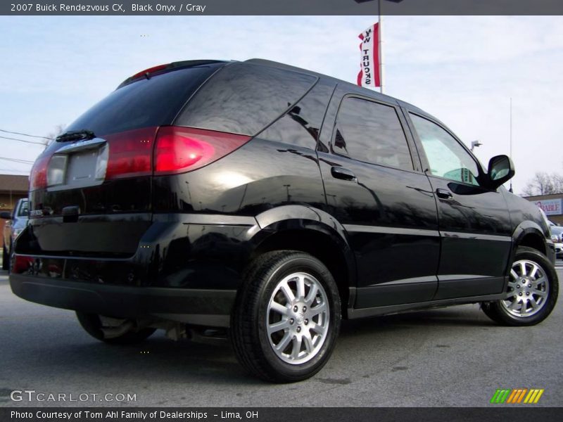 Black Onyx / Gray 2007 Buick Rendezvous CX