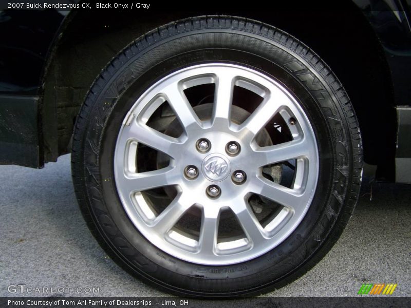Black Onyx / Gray 2007 Buick Rendezvous CX